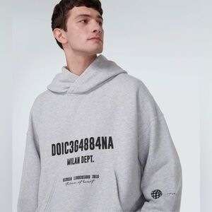 Dolce & Gabbana Cotton Sweatshirt Hoodie Size XXL